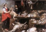 Adriaen Van Utrecht Fishmonger's Stall china oil painting reproduction